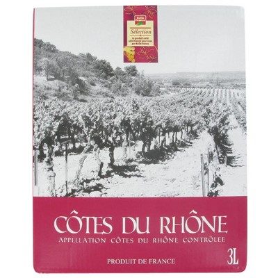 BELLE FRANCE Cotes du Rhone rouge AOC 3l