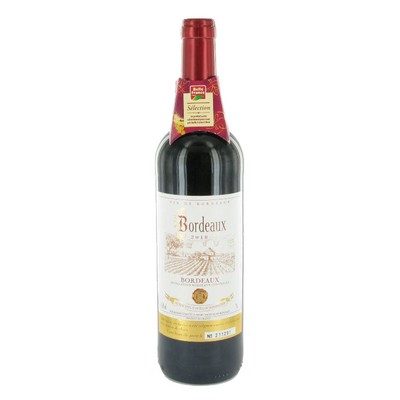 BELLE FRANCE Vin bordeaux rouge aoc 75cl