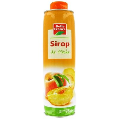 Sirop pèche 75cl