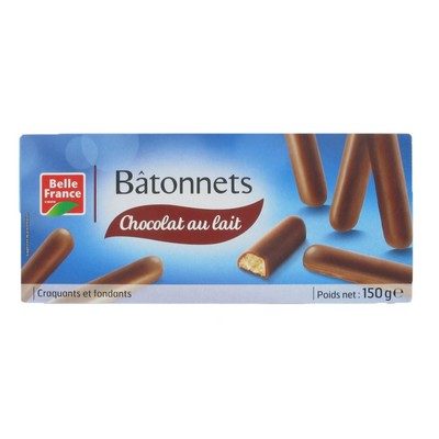 Batônnets chocolat au lait 150g