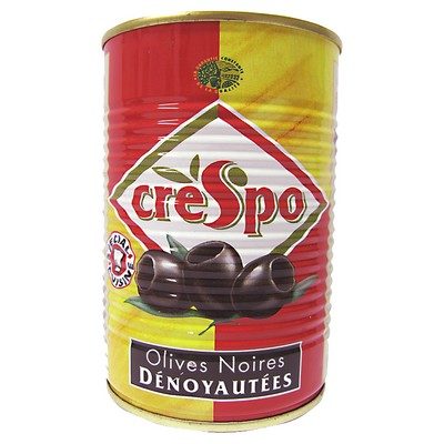 Olives noires dénoyautées 180g