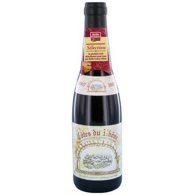 BELLE FRANCE Cote du rhône rouge aoc 37,5cl