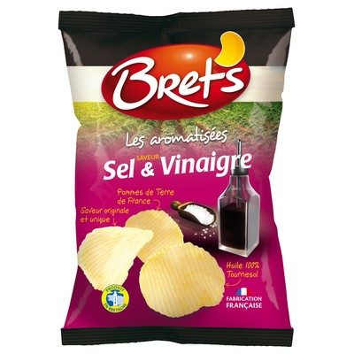 BRETS Chips sel et vinaigre 125g