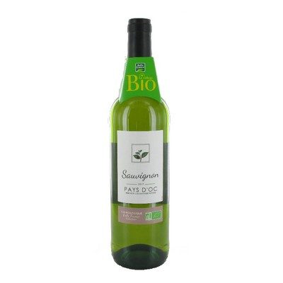 BELLE FRANCE Bio vin sauvignon blc 12.5° 75cl